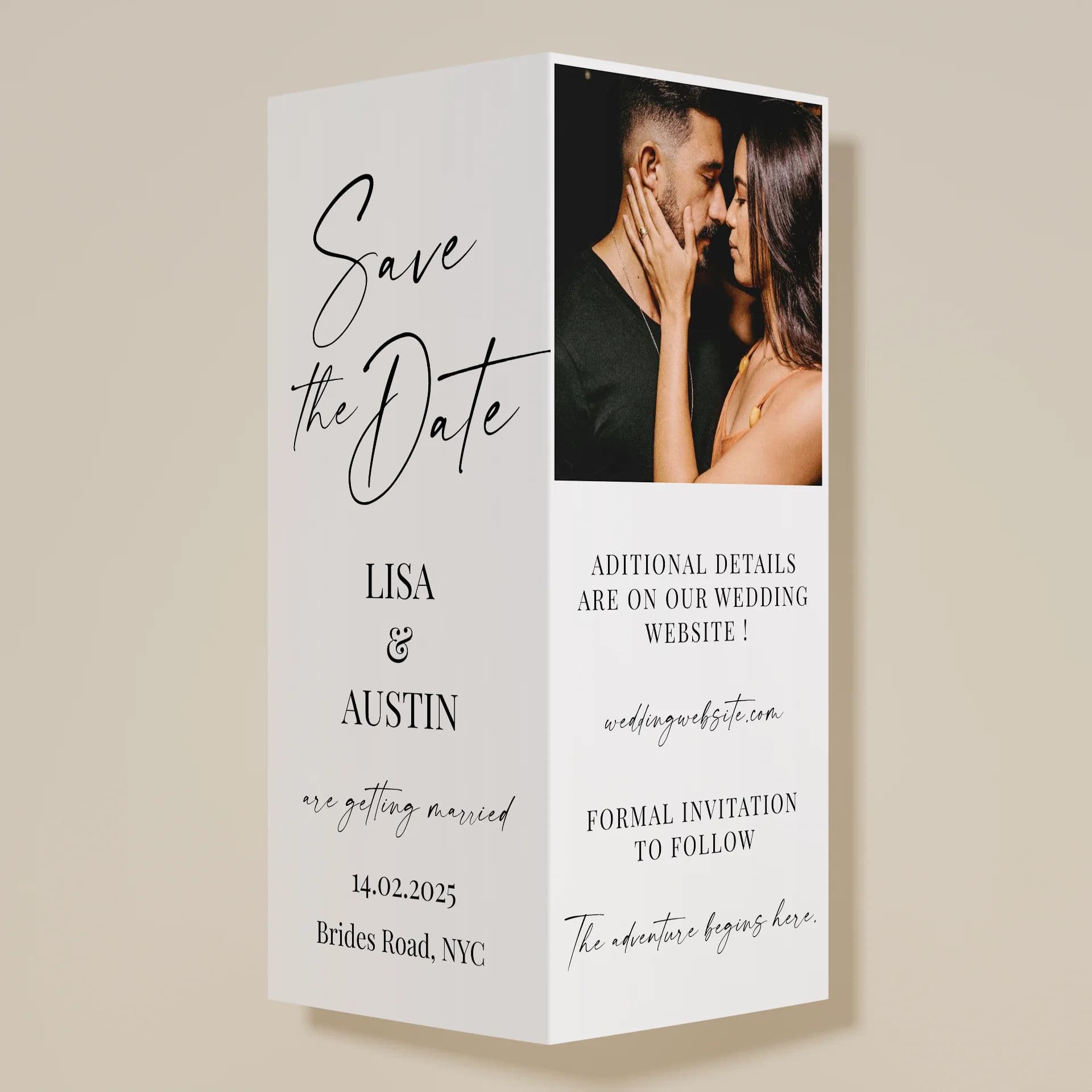 Wedding template preview