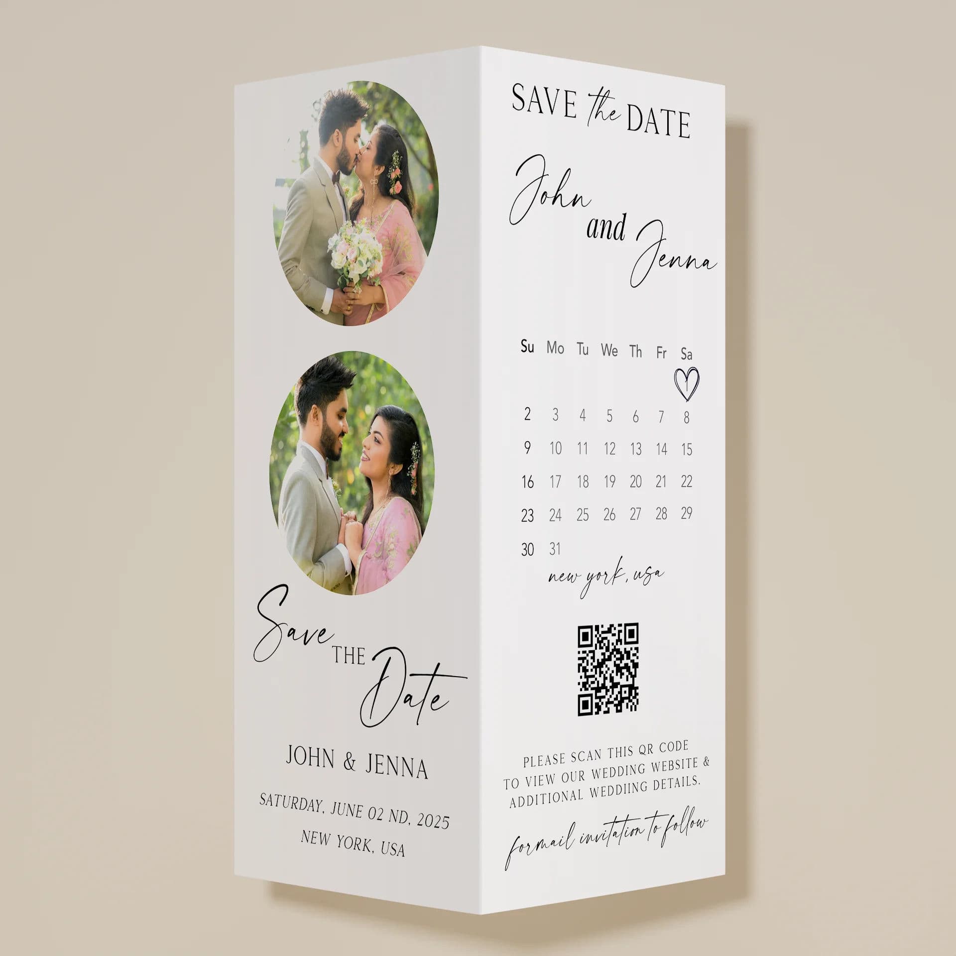 Wedding template preview