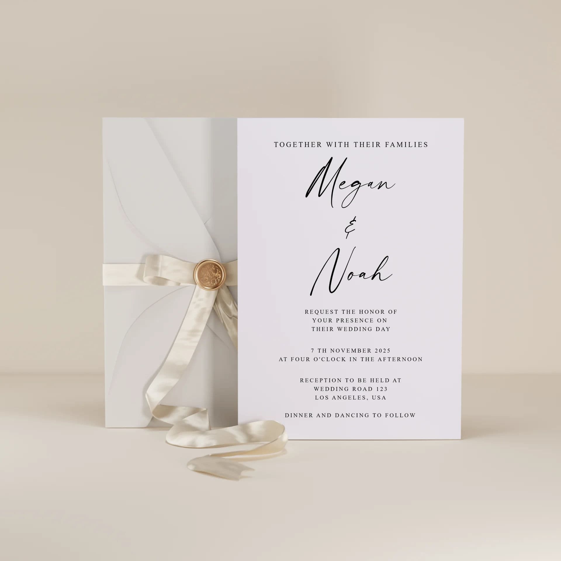 Ink — Wedding Invitation Template