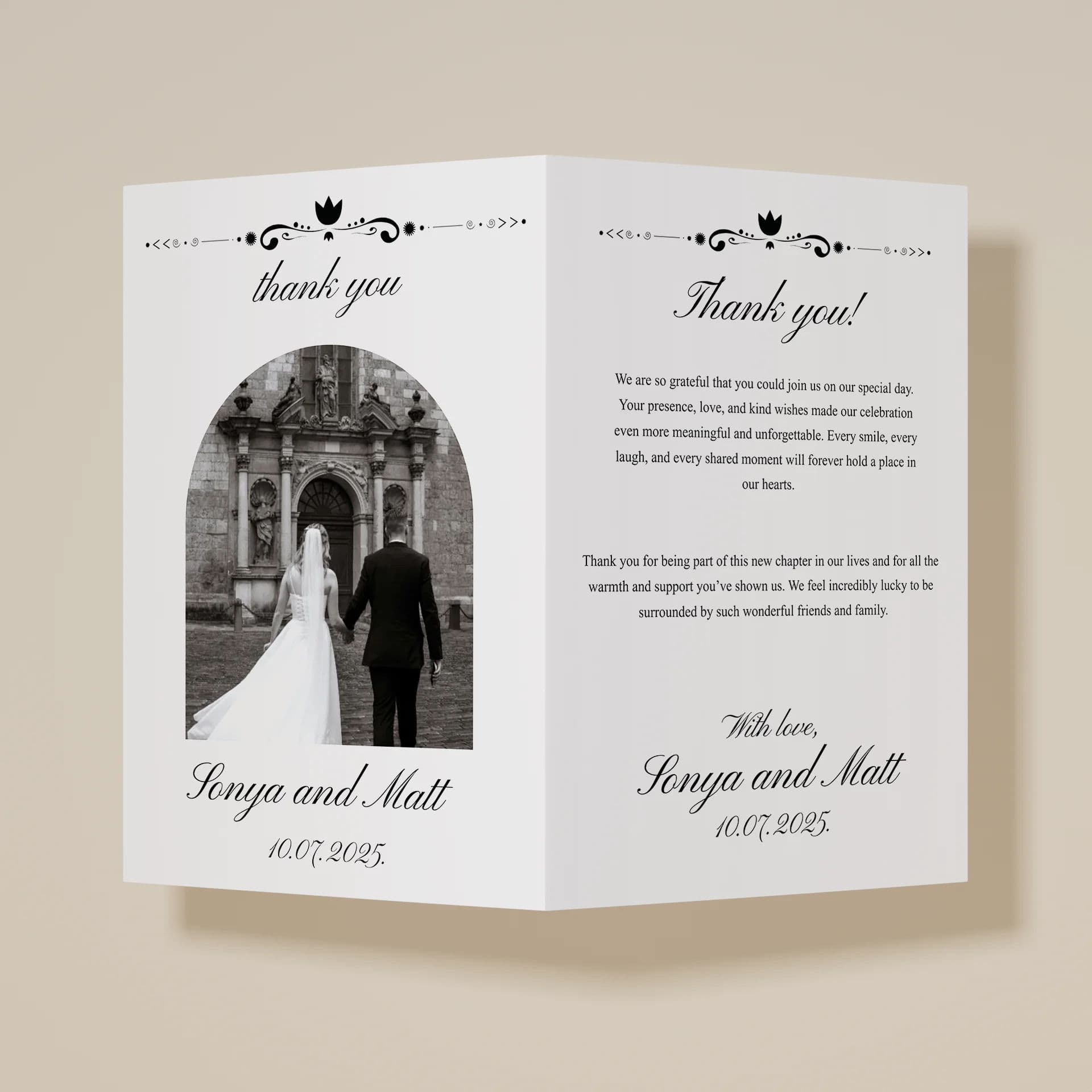 Wedding template preview