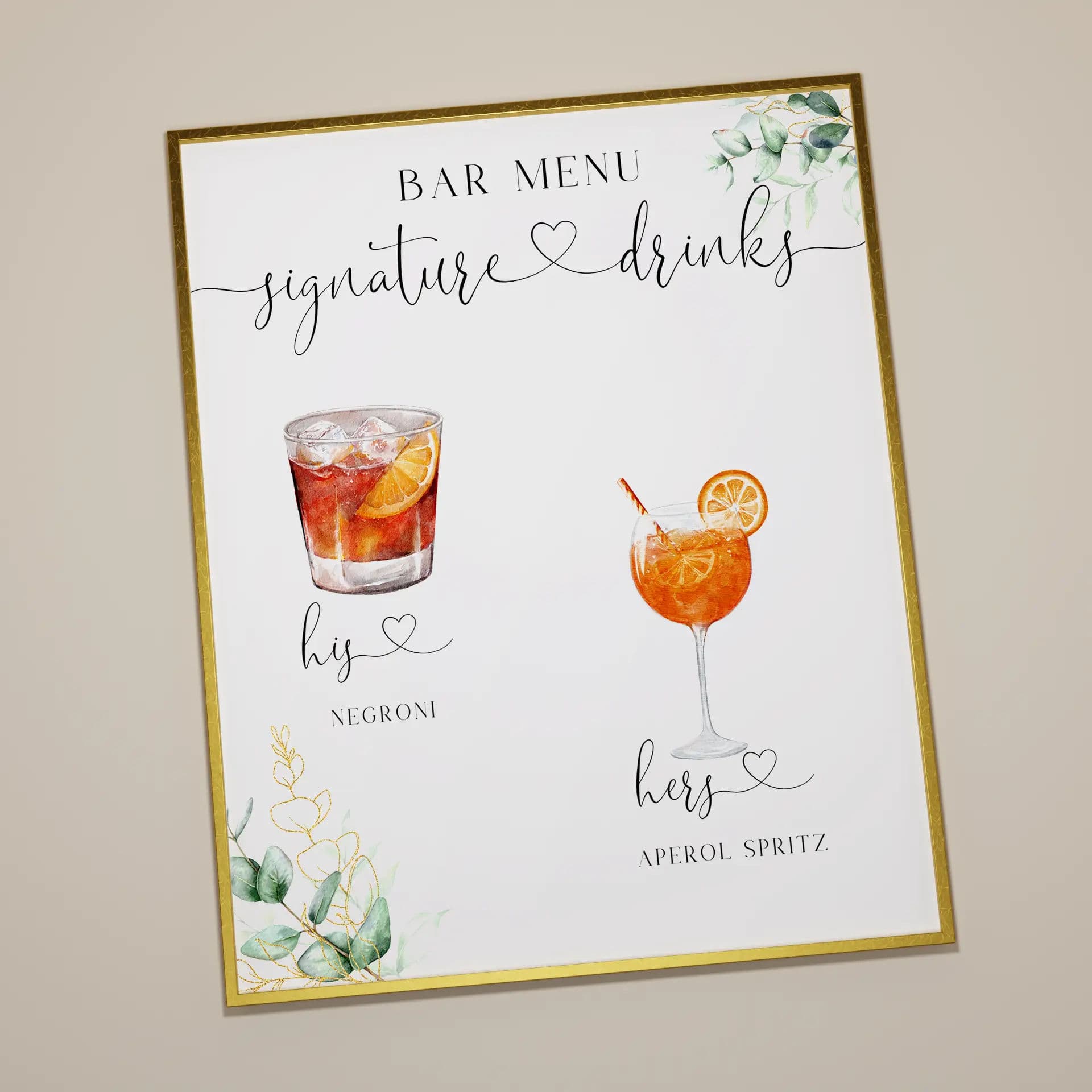 Wedding template preview