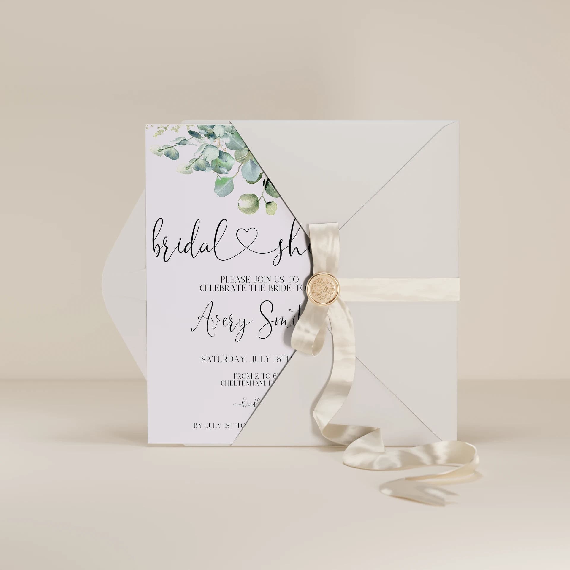 Wedding template preview