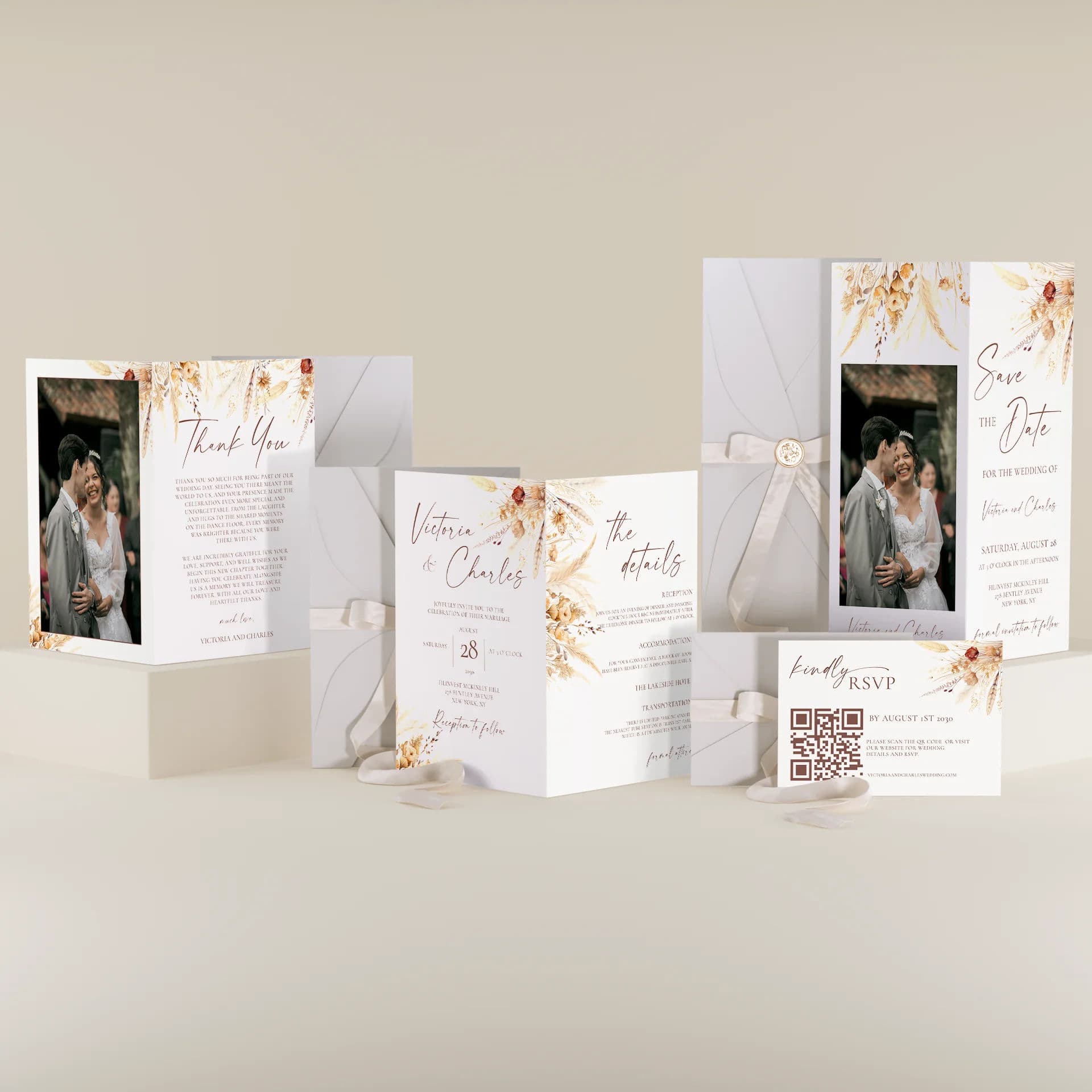 Harvest Script — Invitation Set
