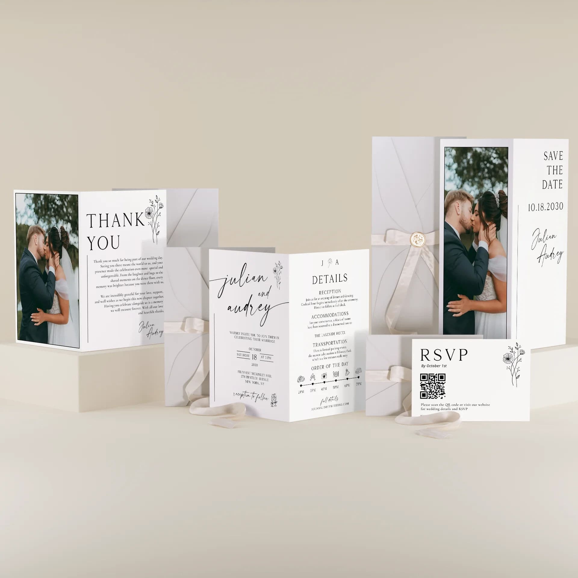 Wedding template preview