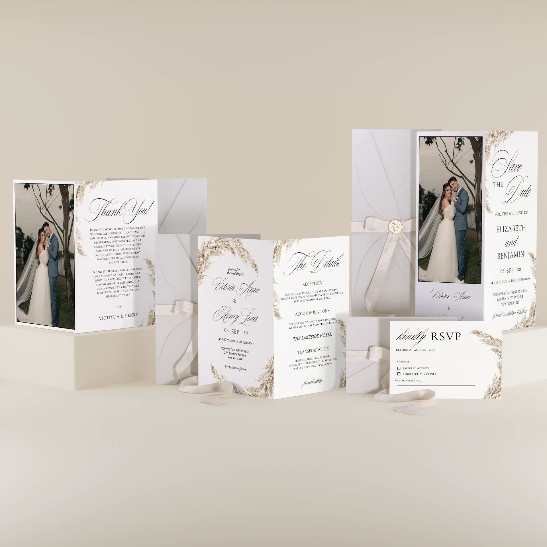 Pampas — Invitation Set