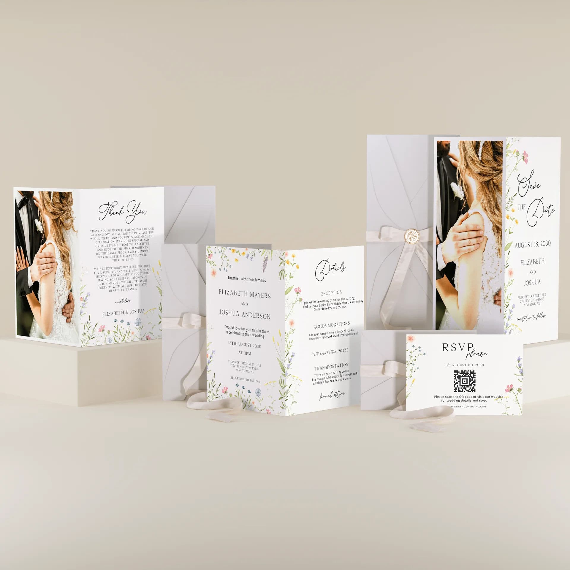 Wedding template preview