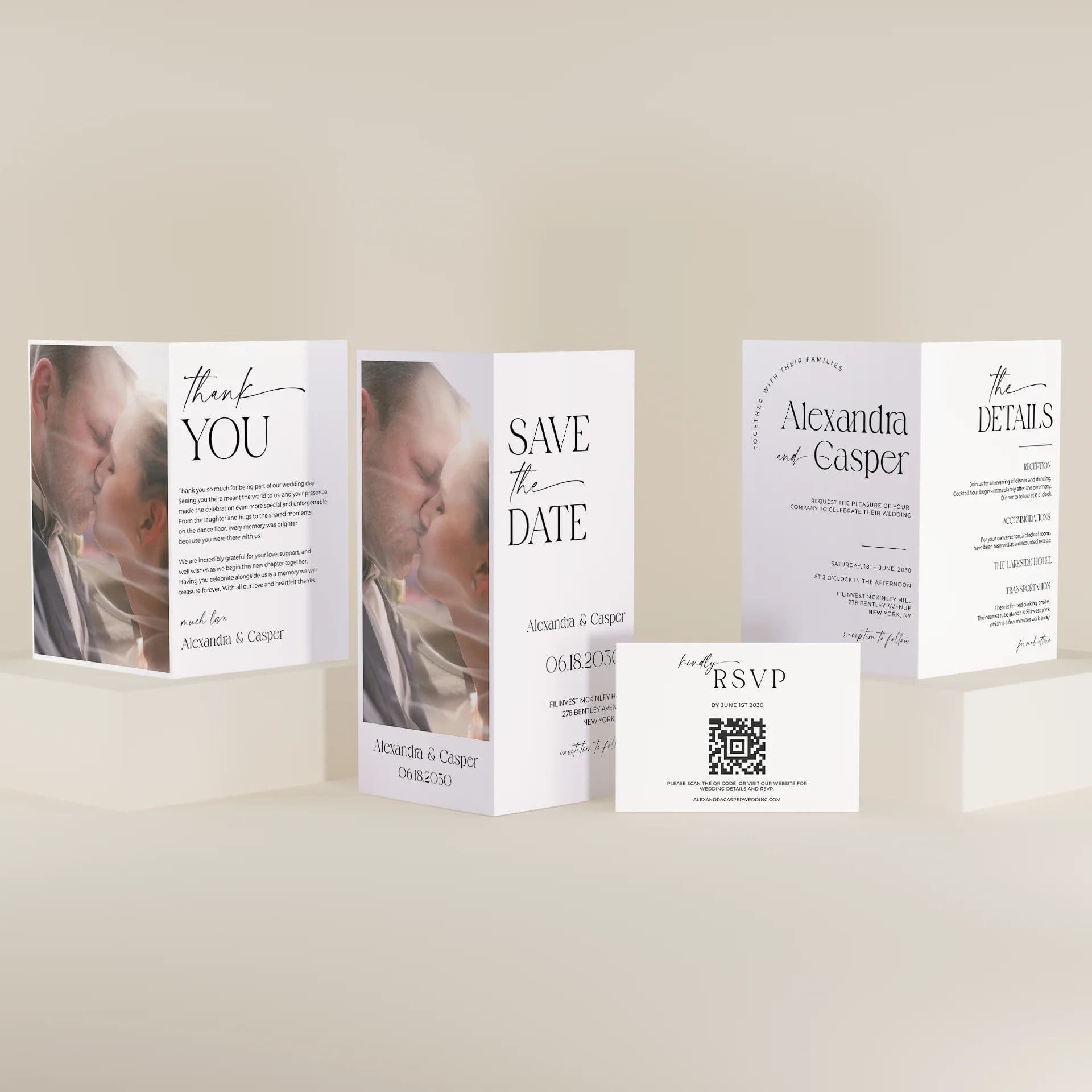 Wedding template preview