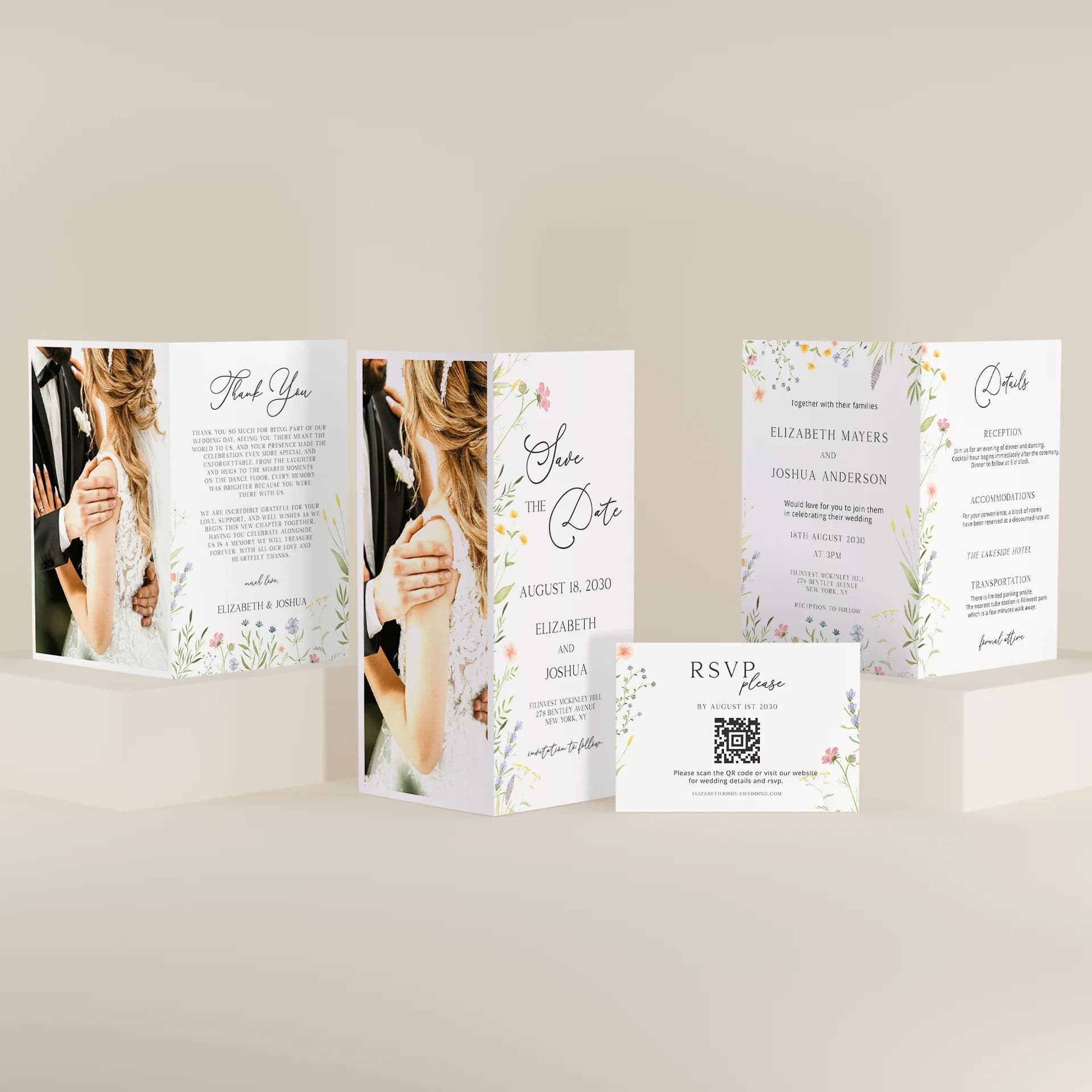 Wedding template preview