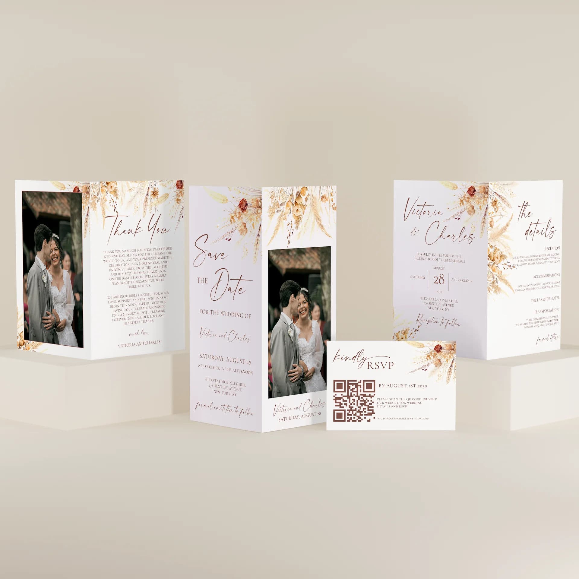 Wedding template preview