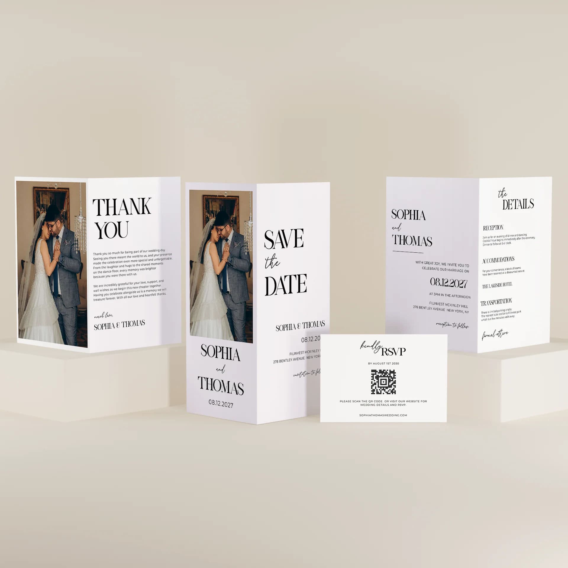Wedding template preview