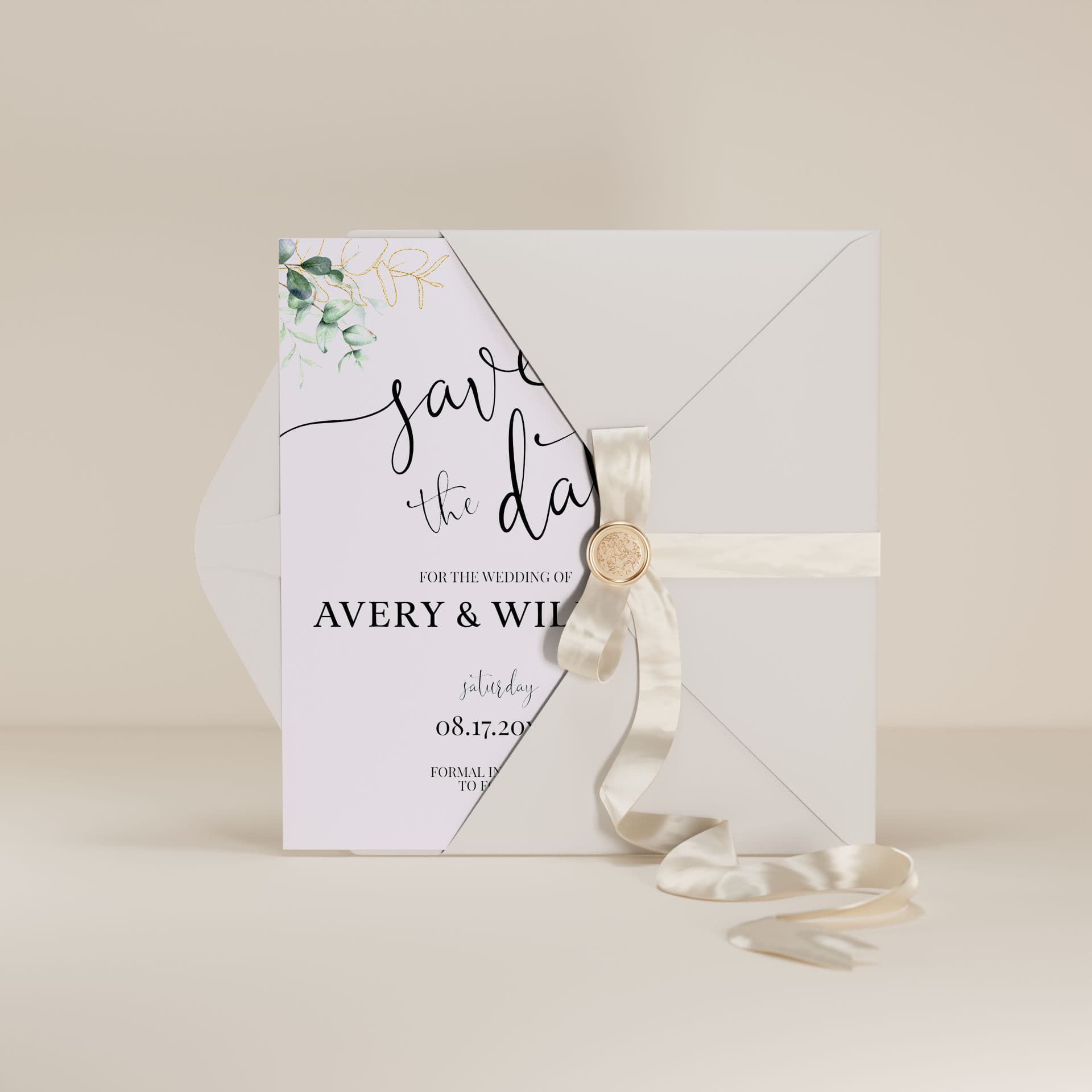 Wedding template preview
