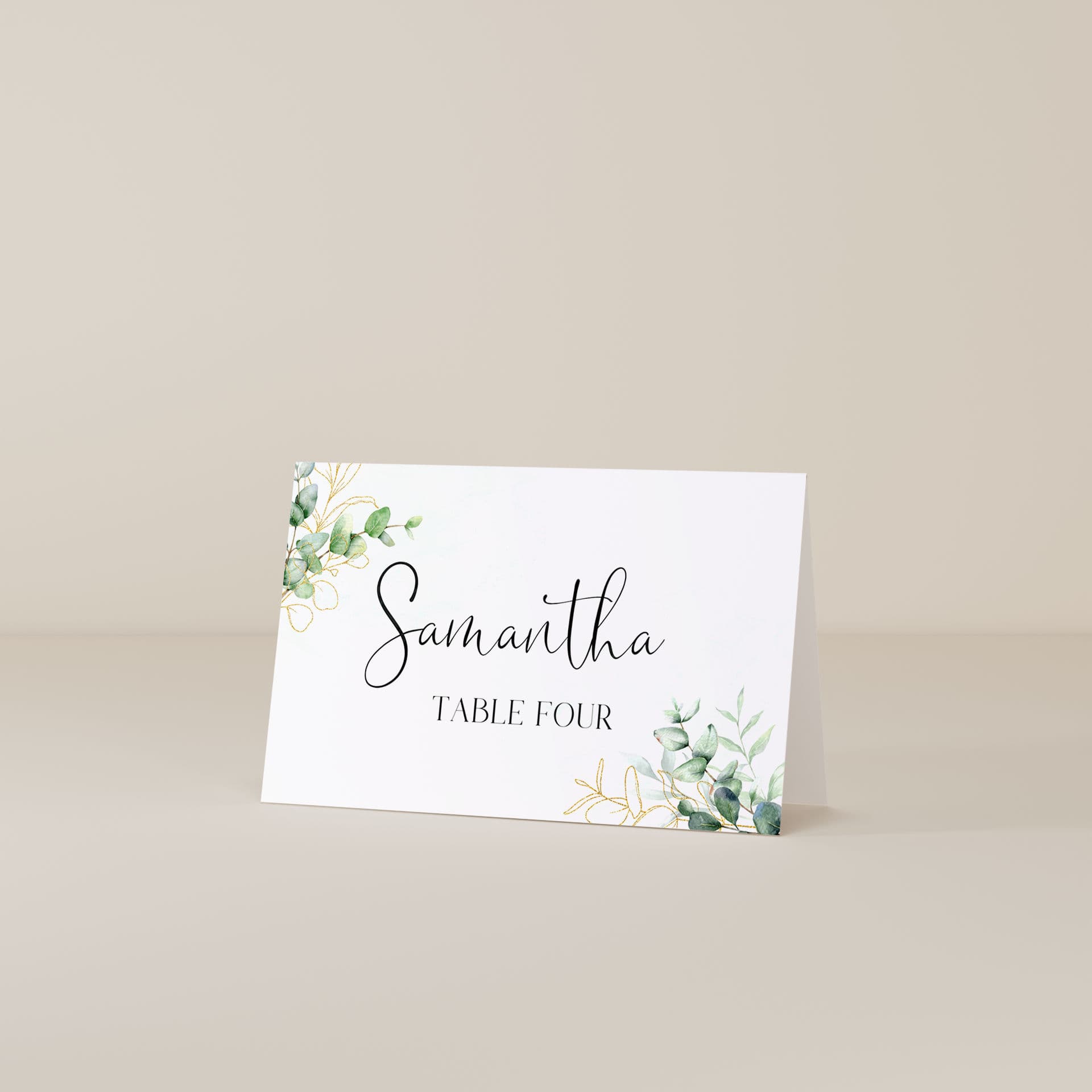 Wedding template preview