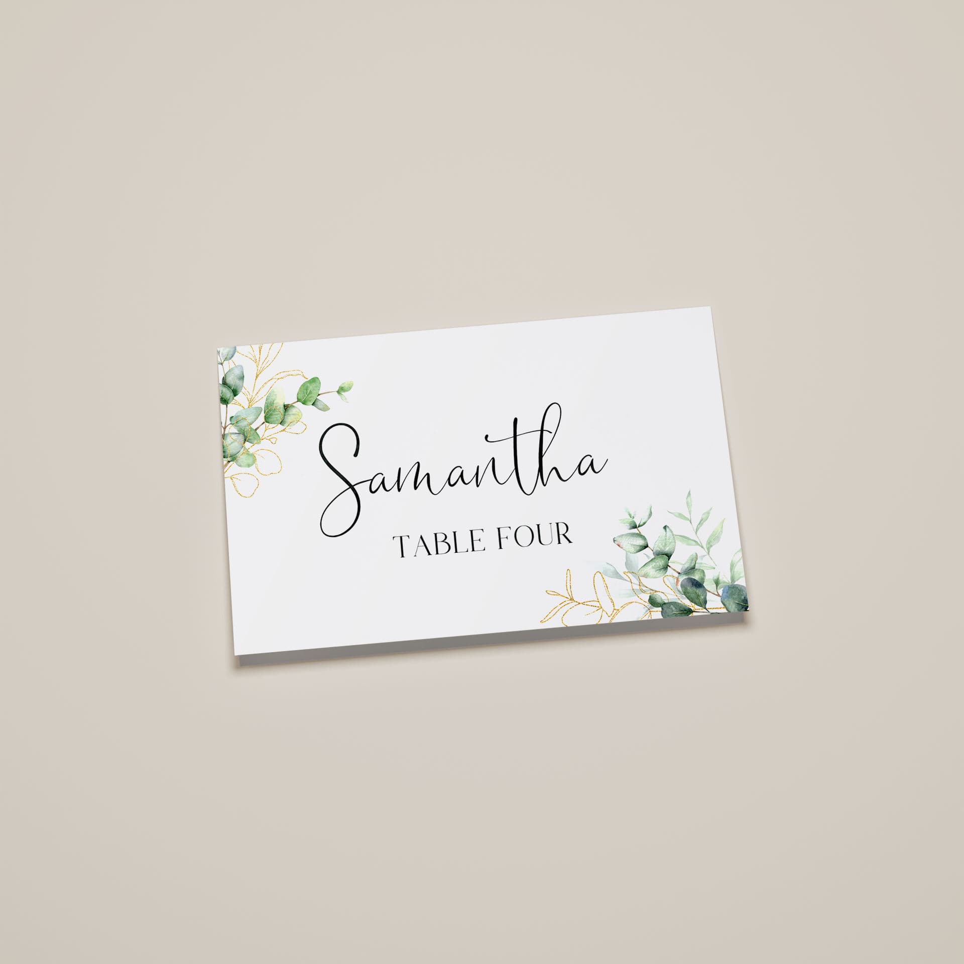 Wedding template preview