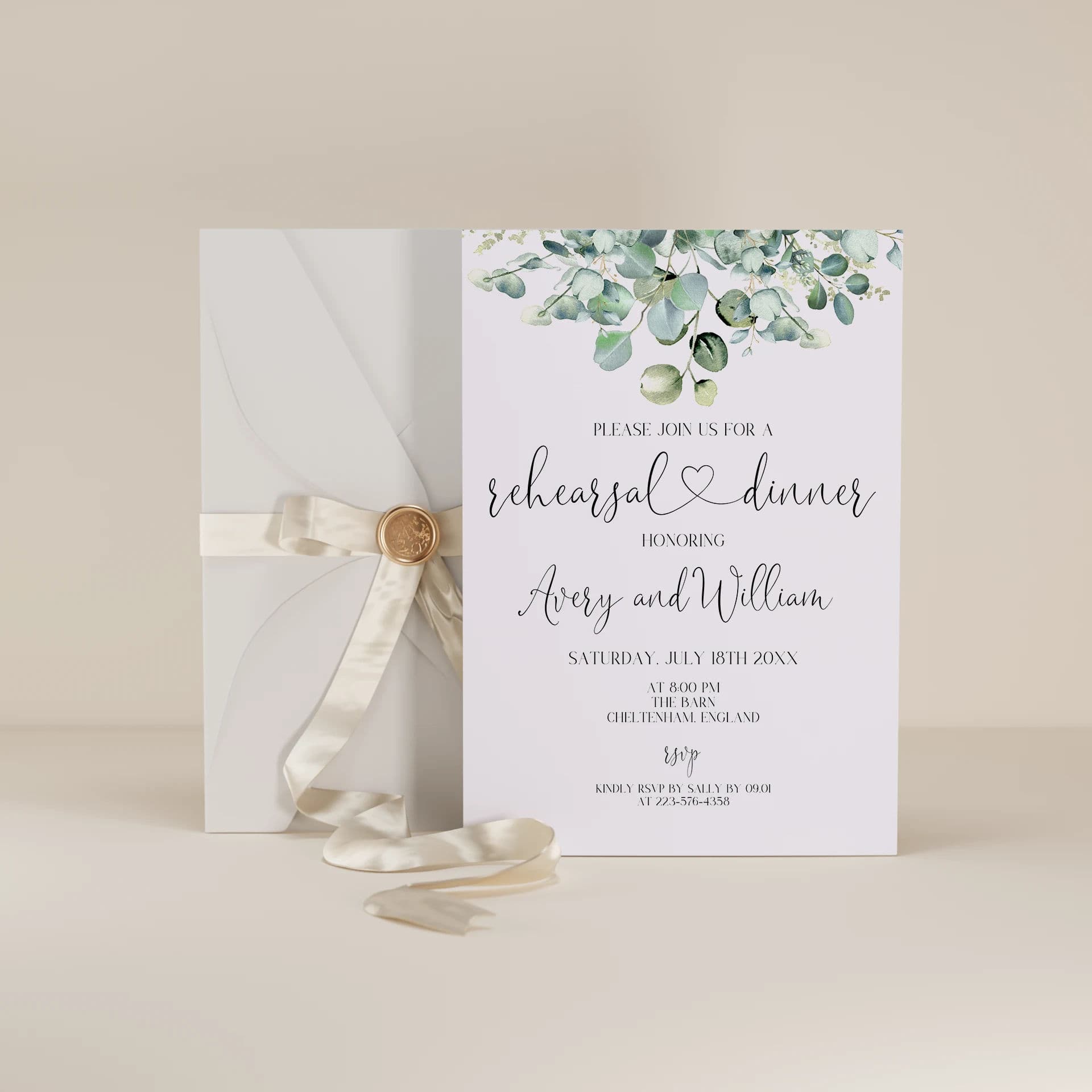 Wedding template preview