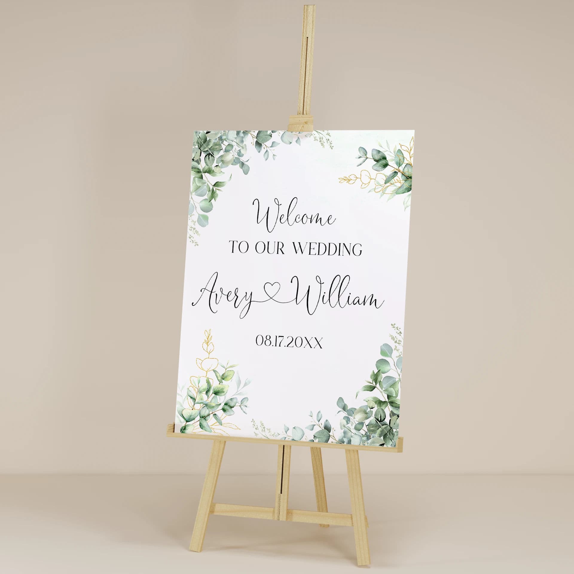 Wedding template preview