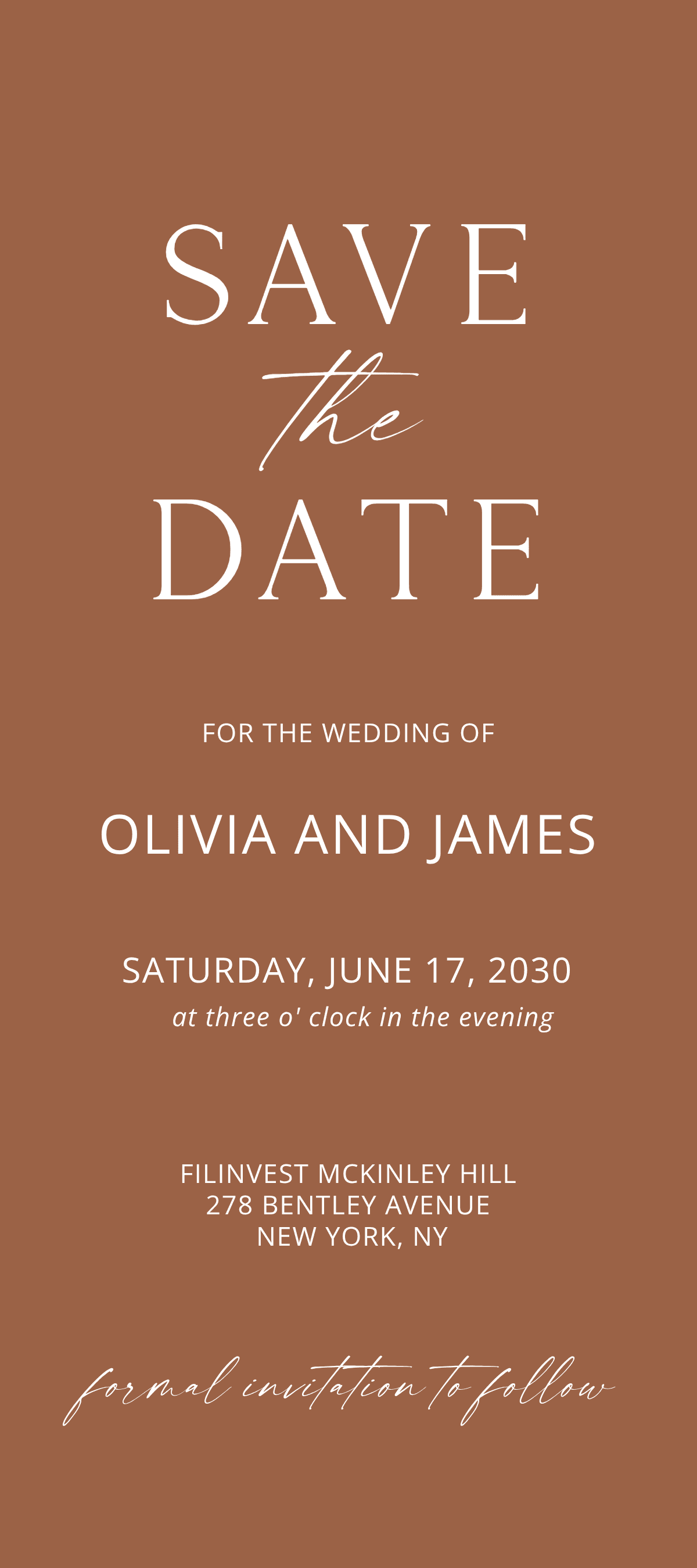 Blue Heron — RSVP Card
