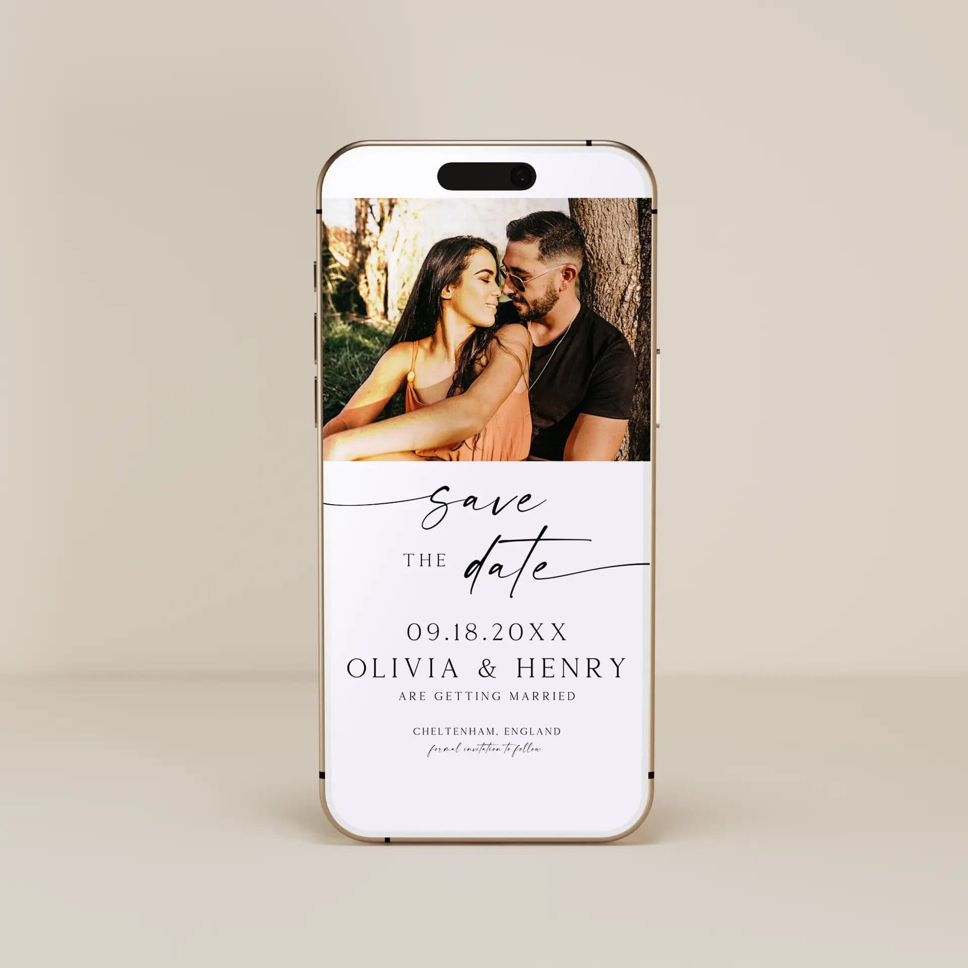 Wedding template preview