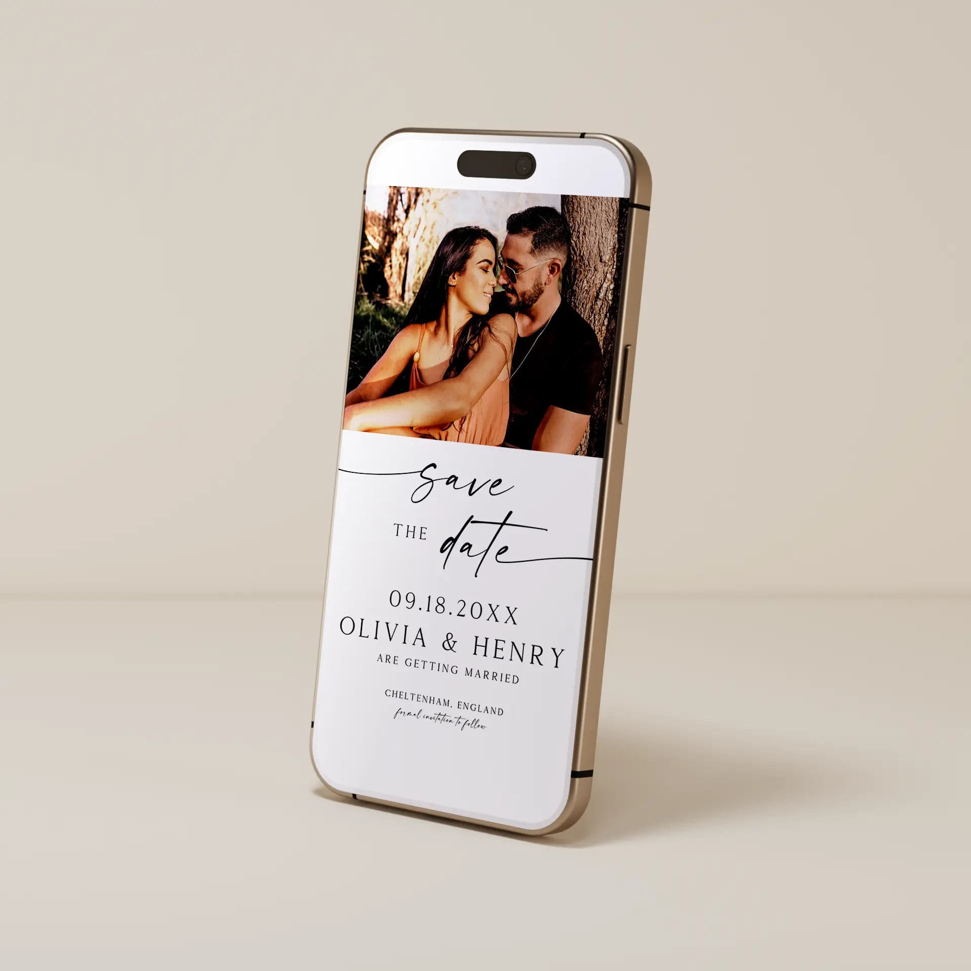 Wedding template preview