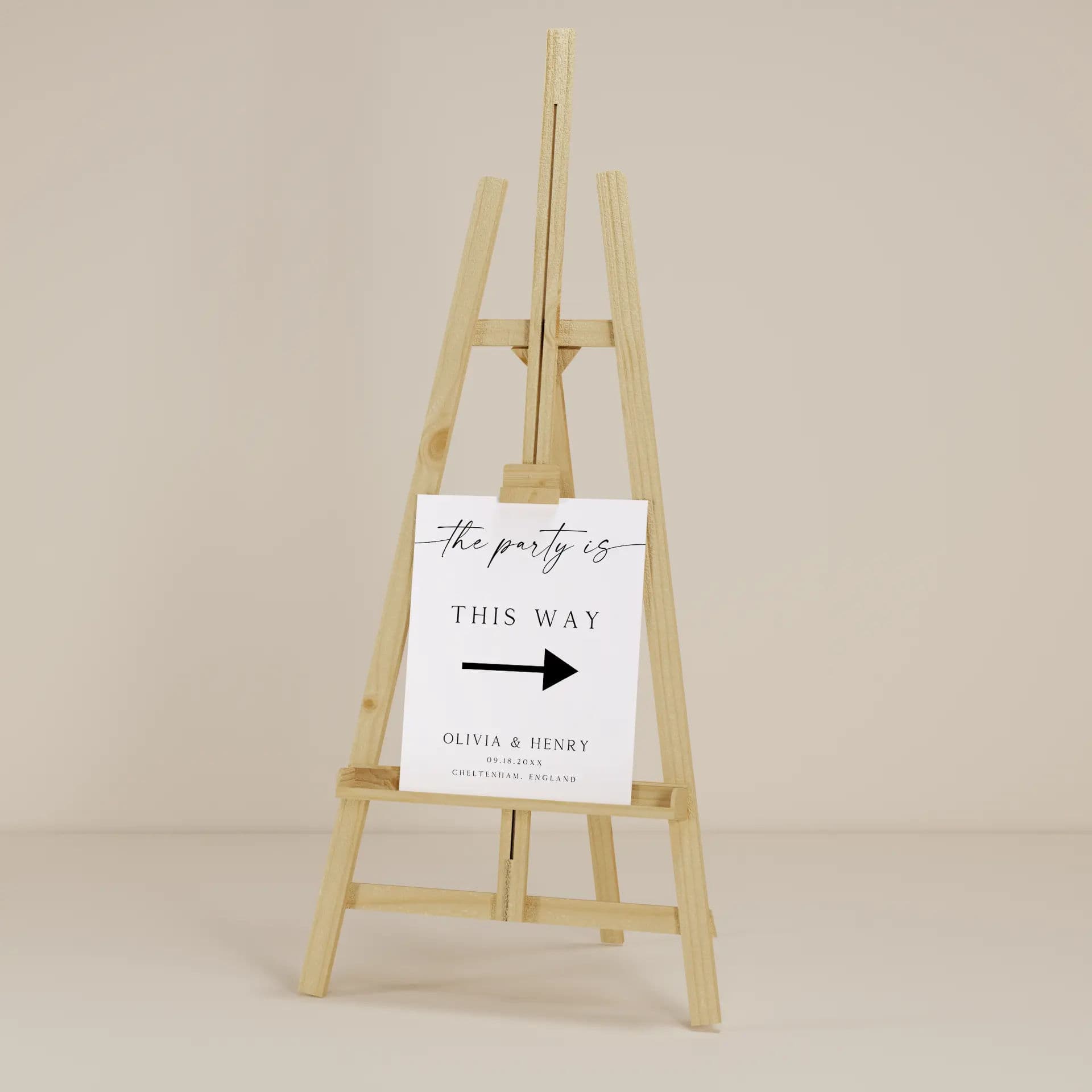 Wedding template preview