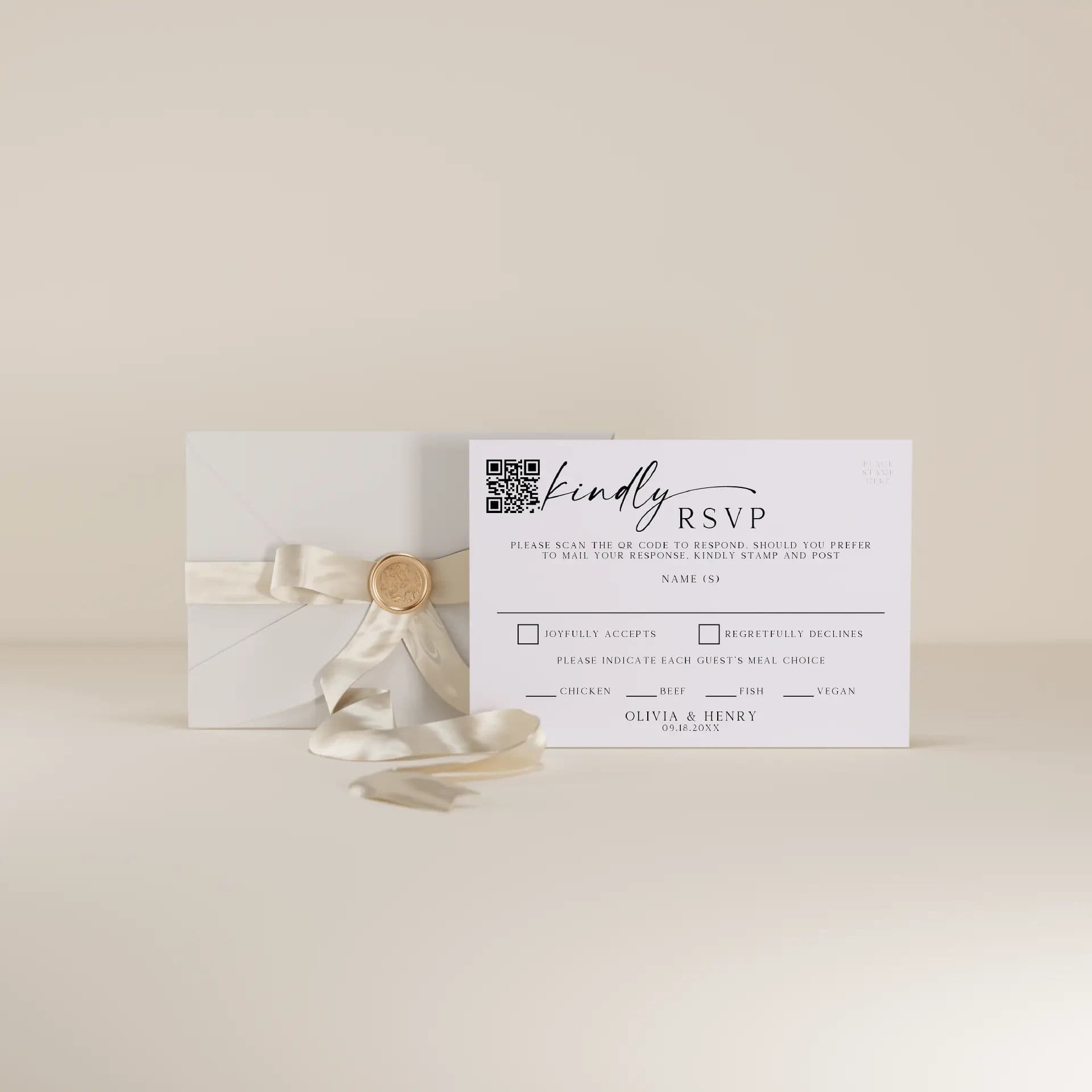 Reply — RSVP Card