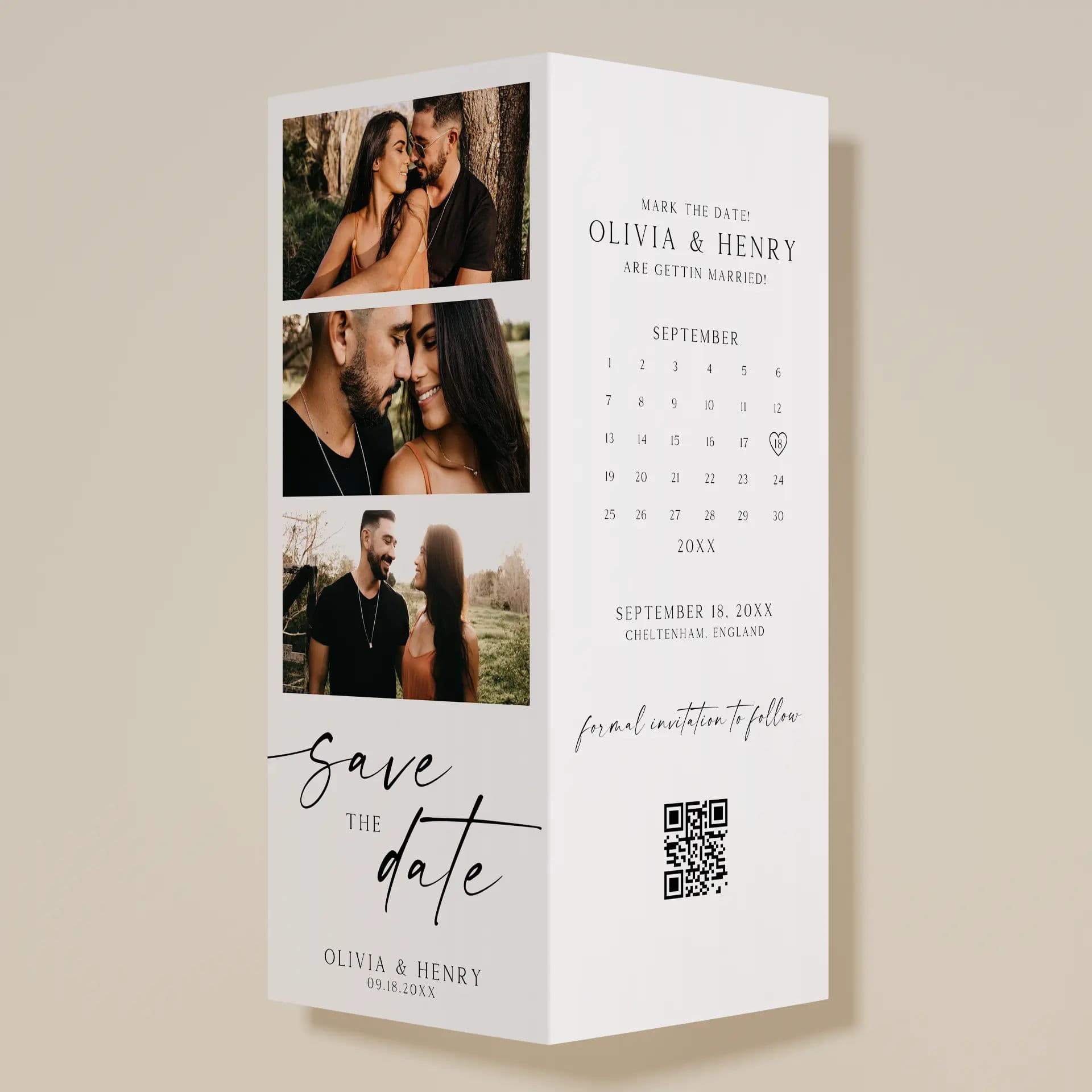 Wedding template preview