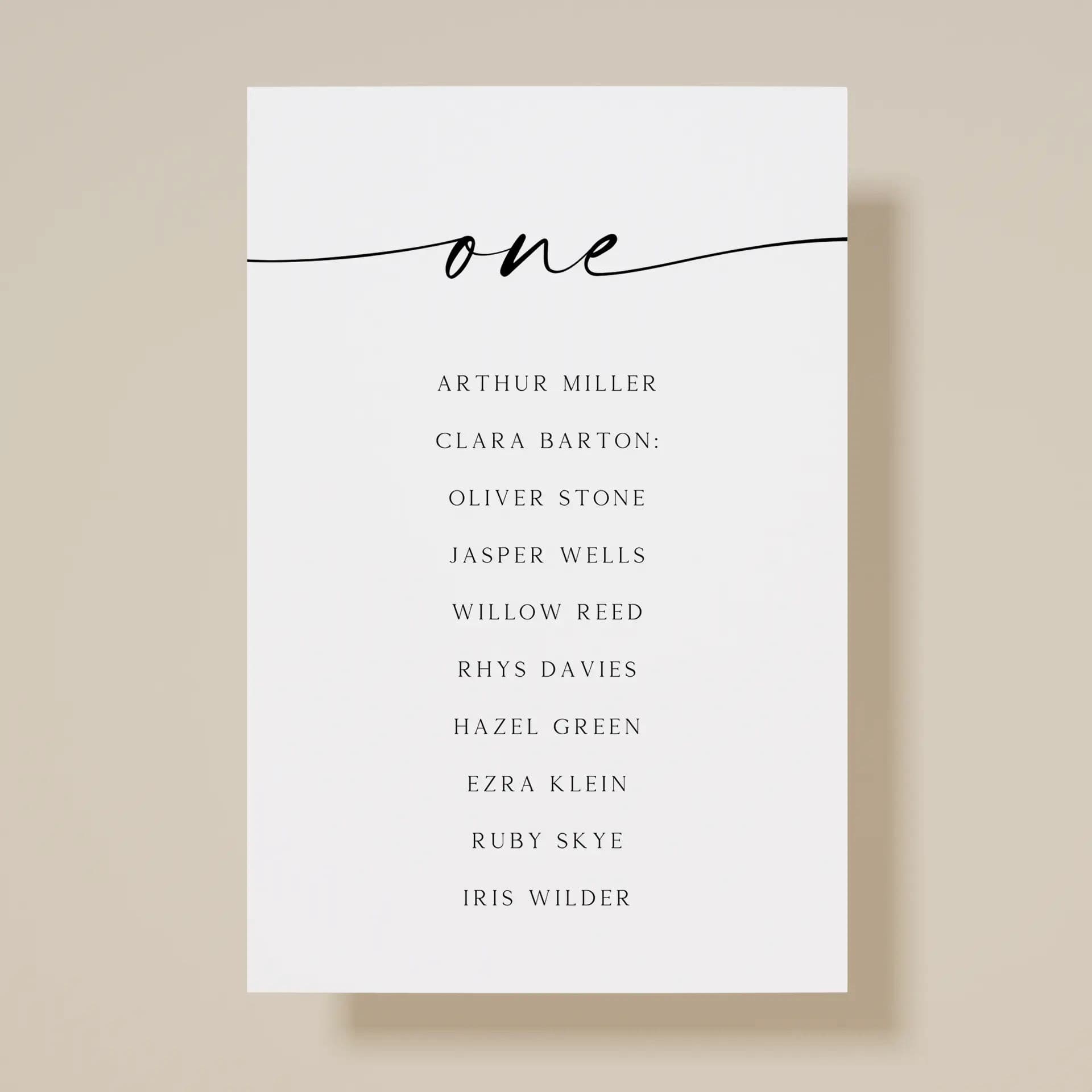 Wedding template preview