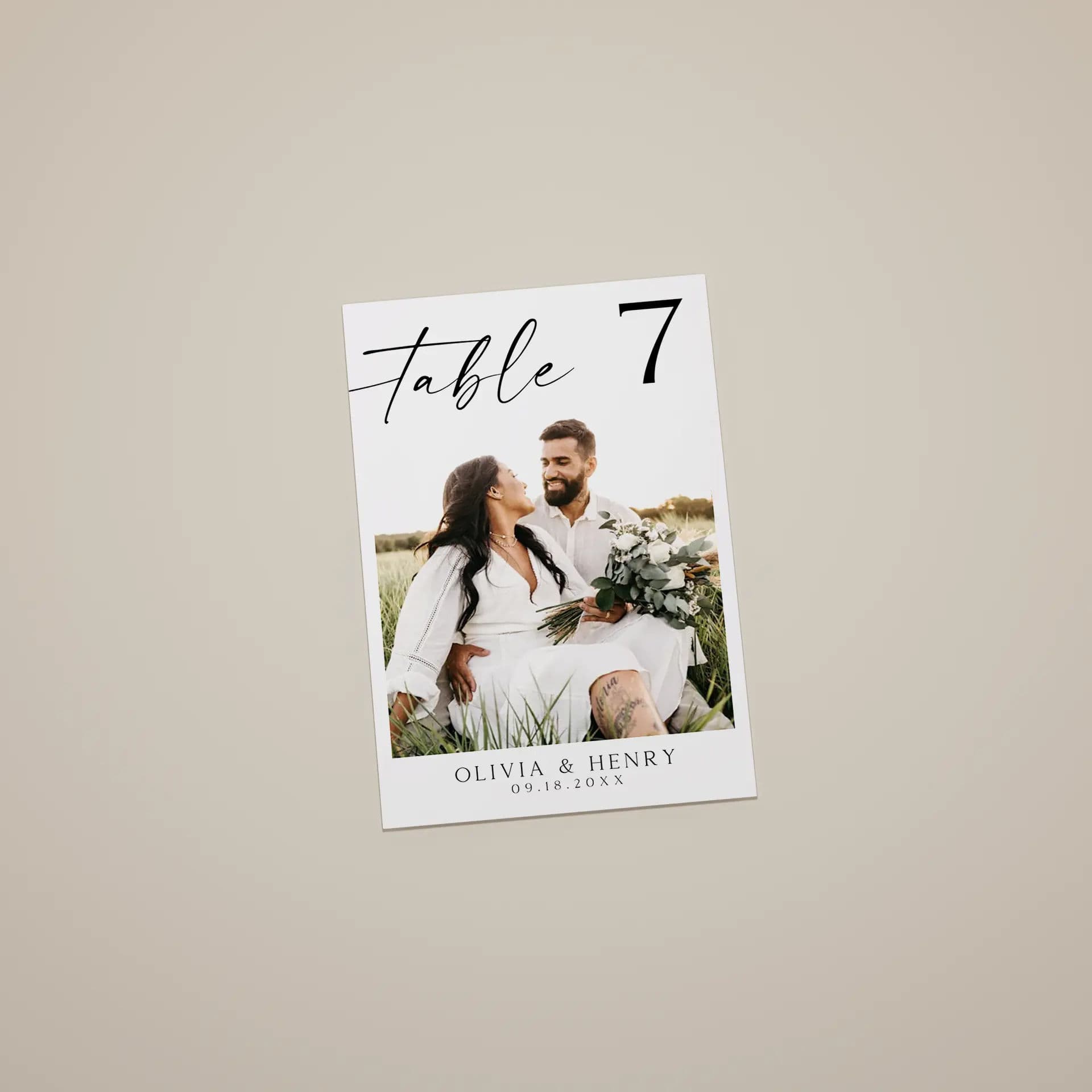Wedding template preview