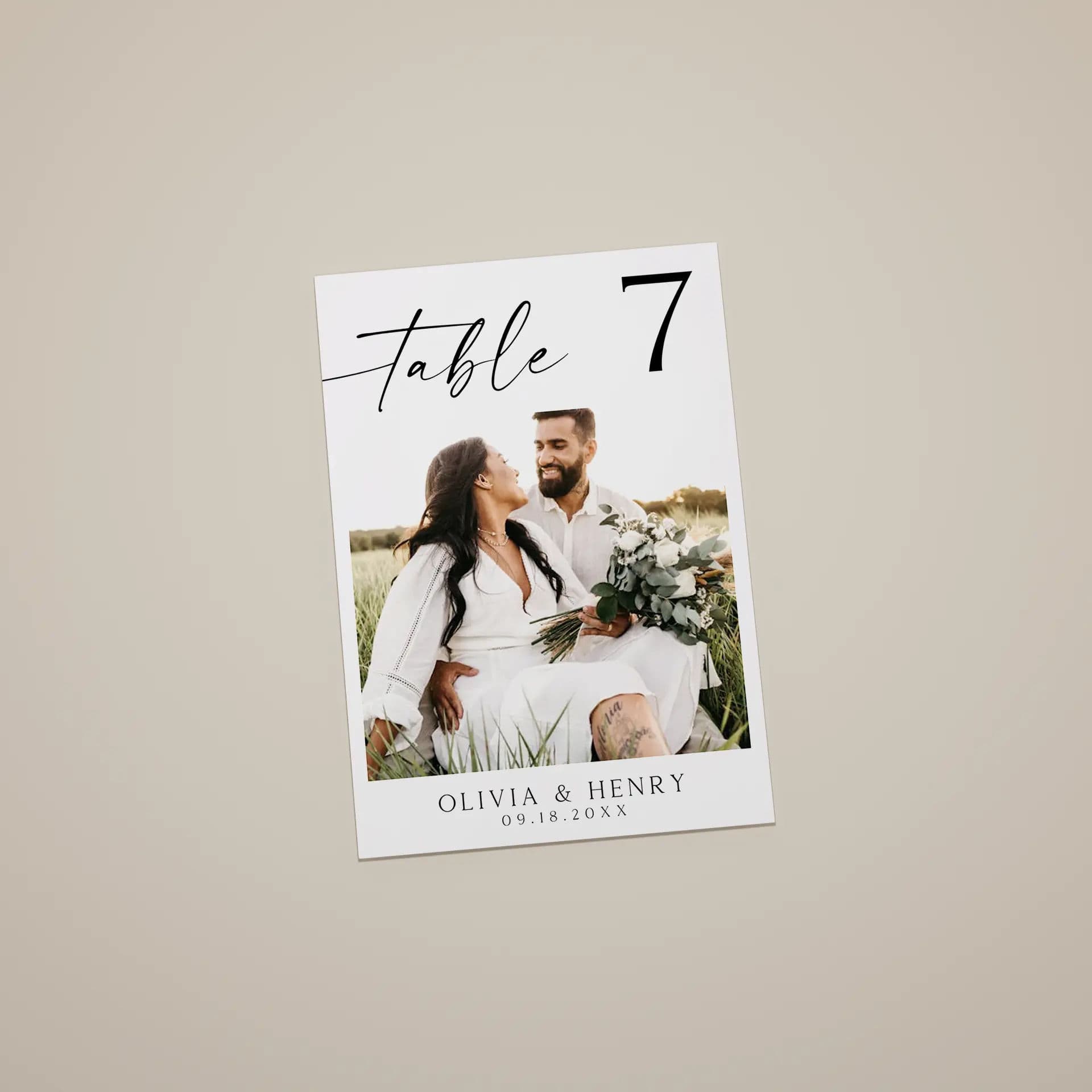 Wedding template preview