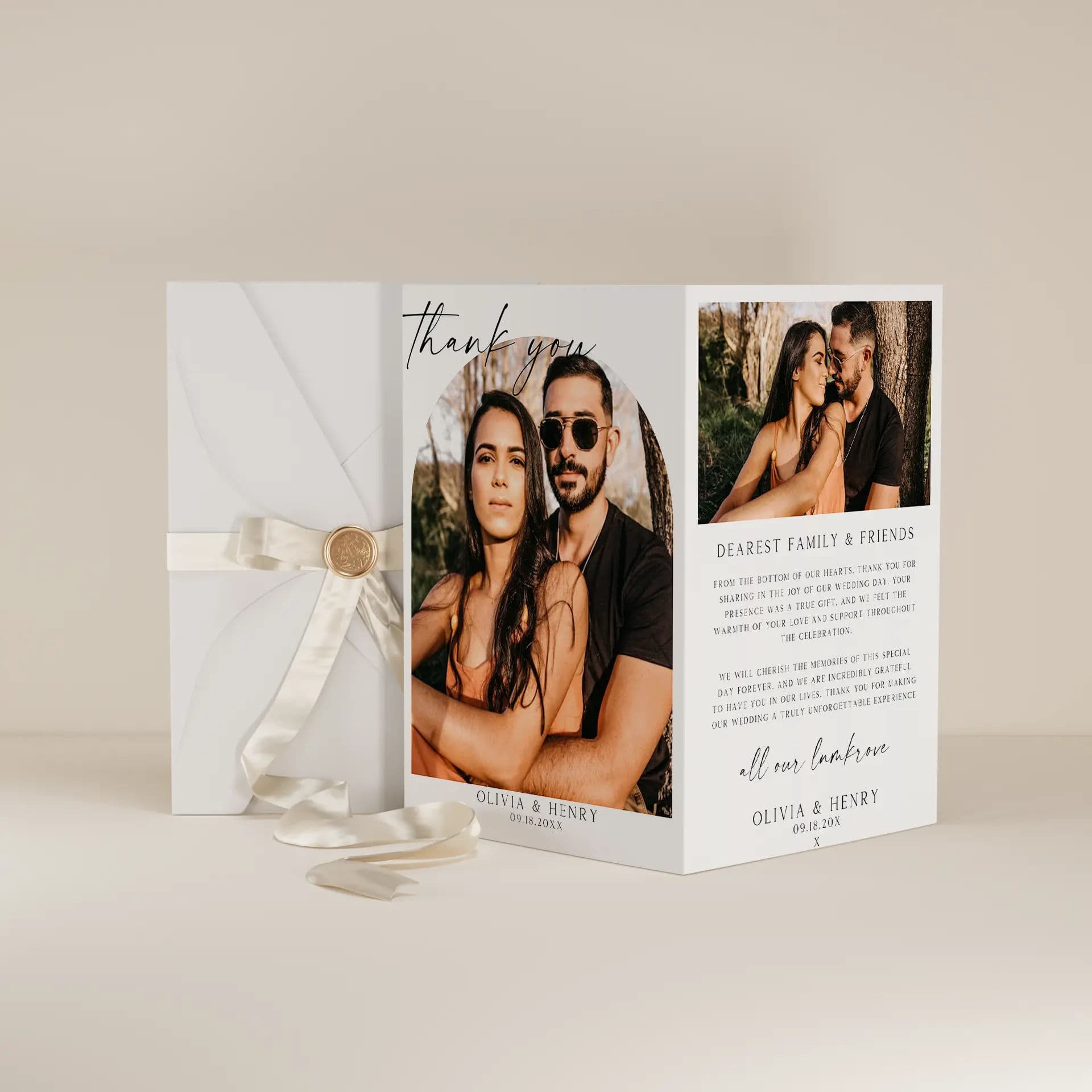 Wedding template preview