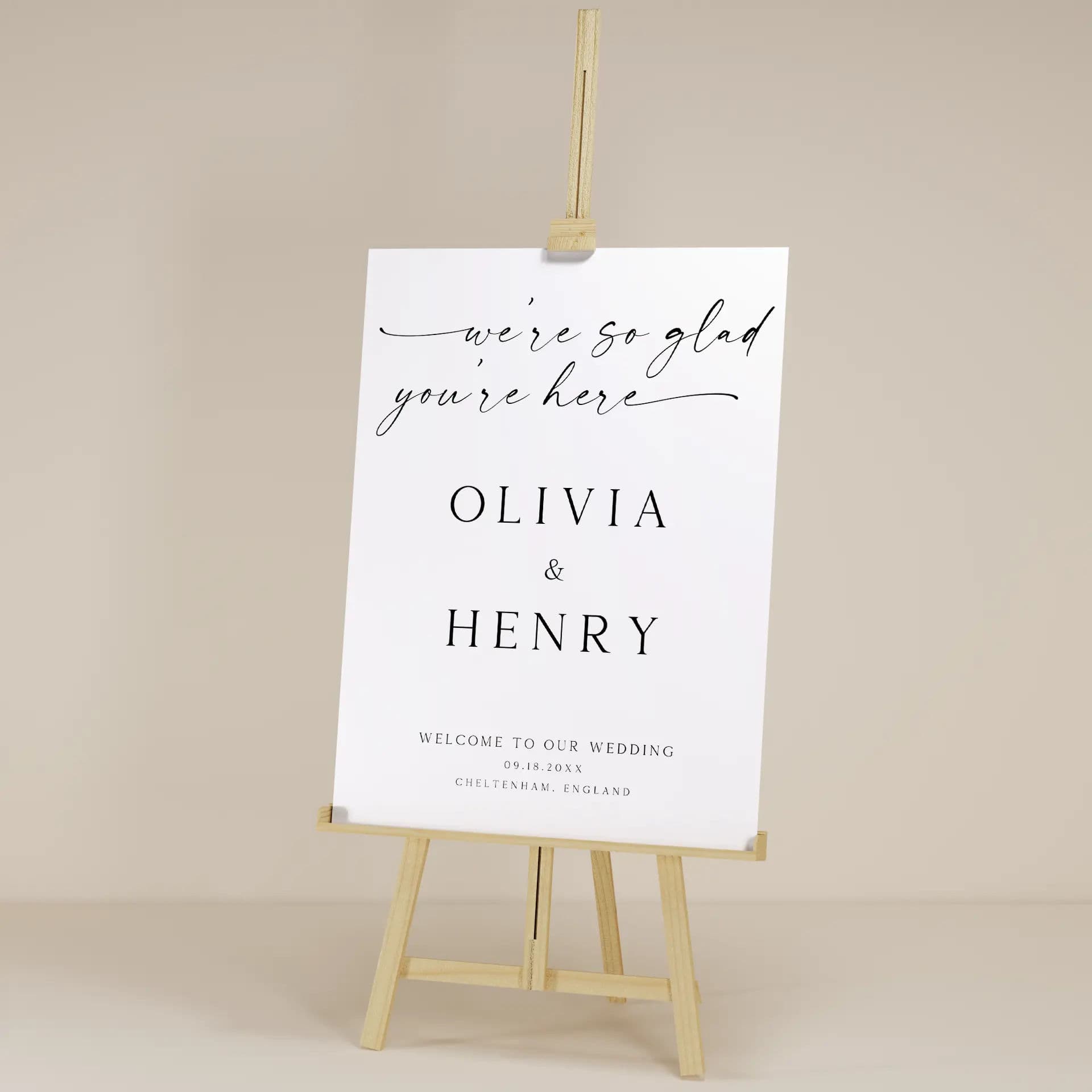 Wedding template preview